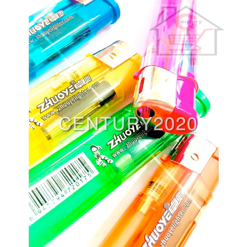 ZHUO YE Lighter Mixed Colour Normal Flame Disposable Gas Lighter 1pcs ...