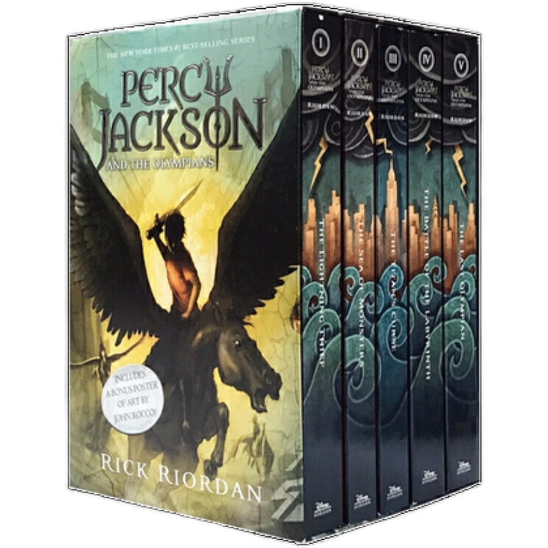 Percy Jackson and the Olympians - 5 books Set | Shopee Malaysia