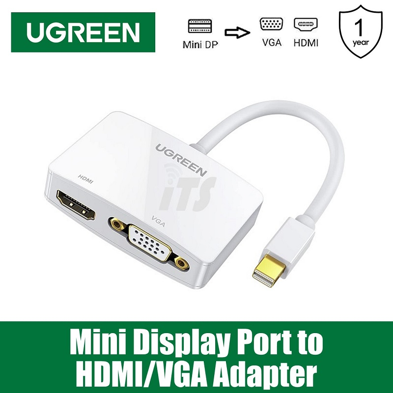 UGREEN Mini Display Port To HDMI/VGA Adapter (10427) | Shopee Malaysia