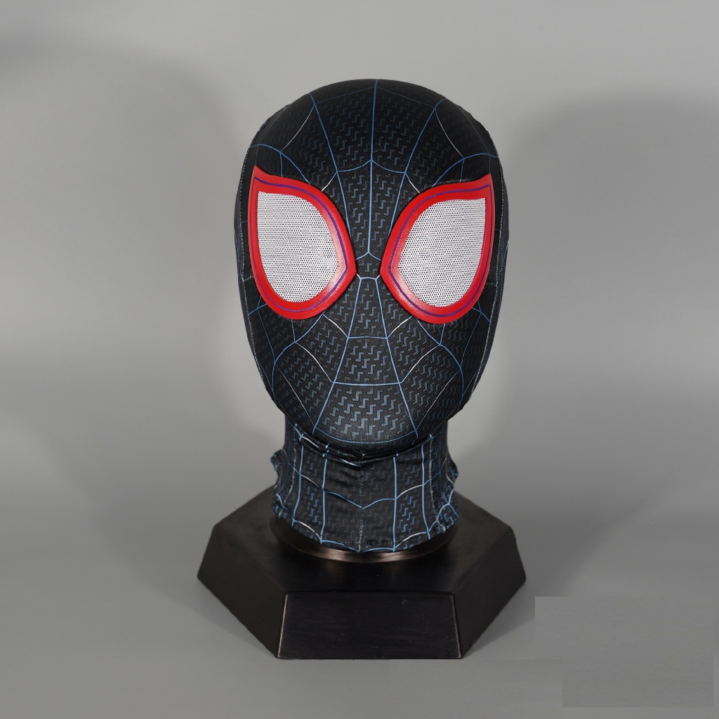 Miles Morales Spiderman Faceshell Across The Spider Verse Cosplay Mask Shopee Malaysia