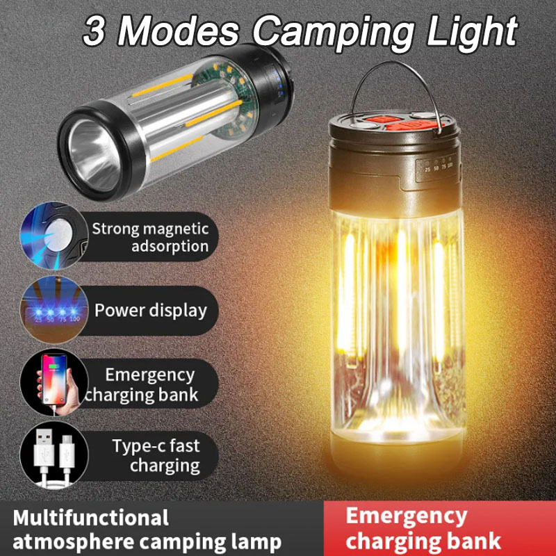 New Arrive Outdoor LED Light Rechargeable Flashlight /Camping Lantern