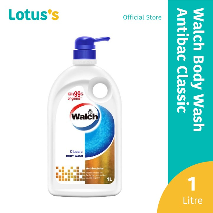 Walch Body Wash Anti-Bacterial Classic (1L) | Shopee Malaysia