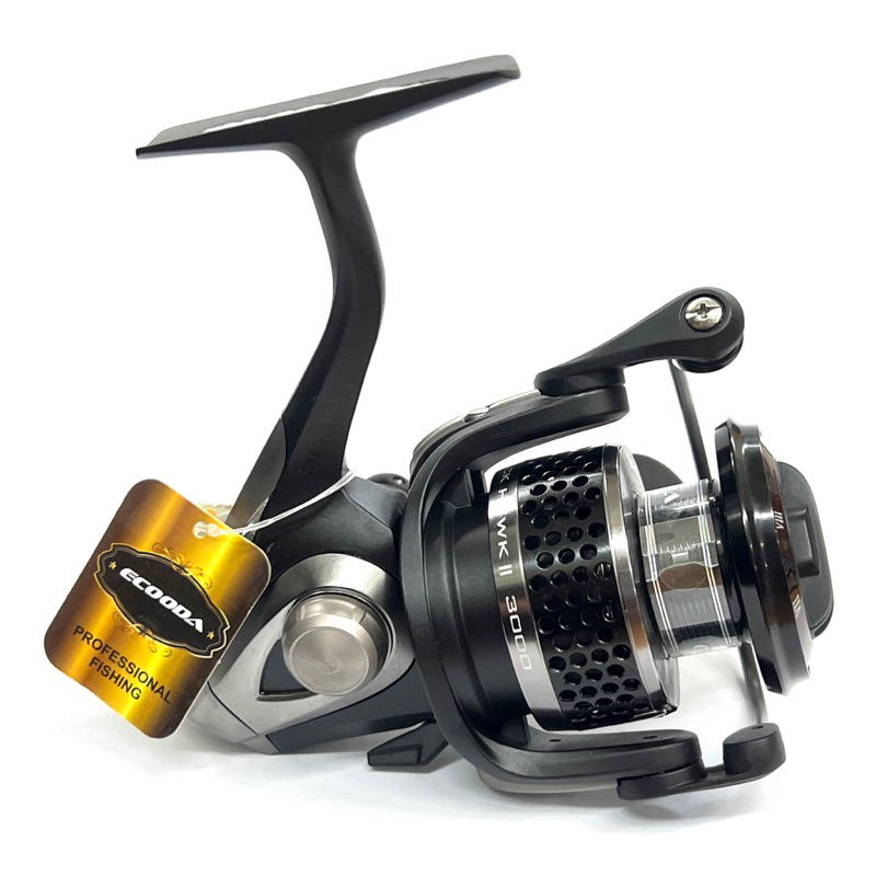 ECOODA Black Hawk II Metal Body Spinning Fishing Reel Shopee