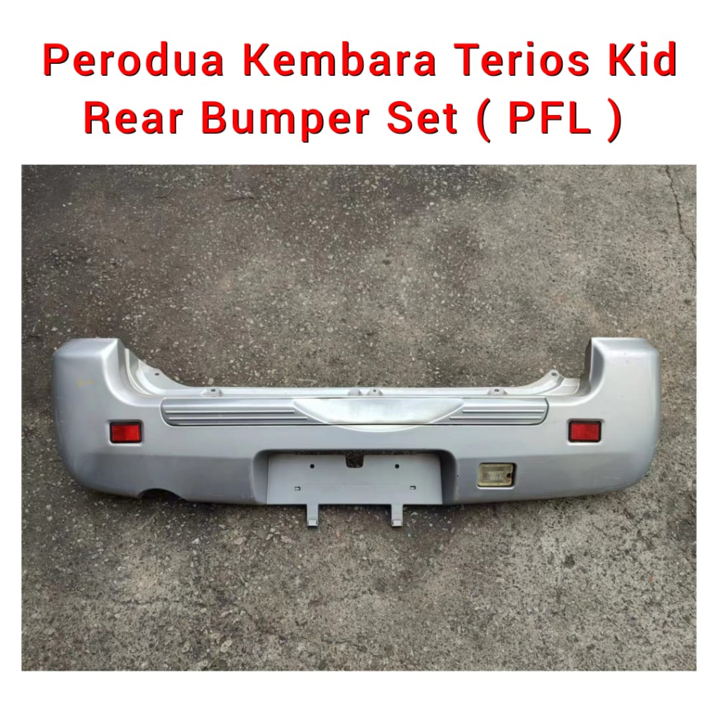 Perodua Kembara Daihatsu Terios Kid Rear Bumper With Reflector Set