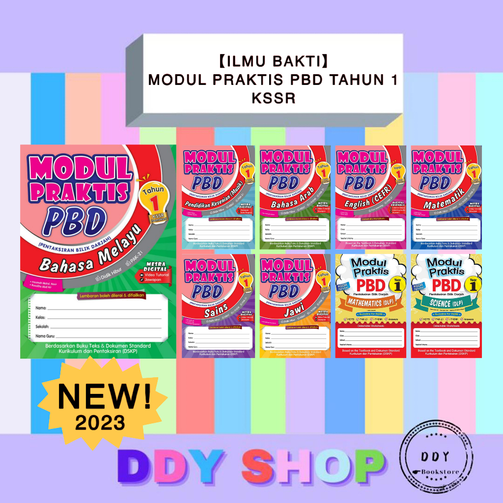 【ilmu Bakti】modul Praktis Pbd Tahun 1 Kssr 2023 — Buku Latihan