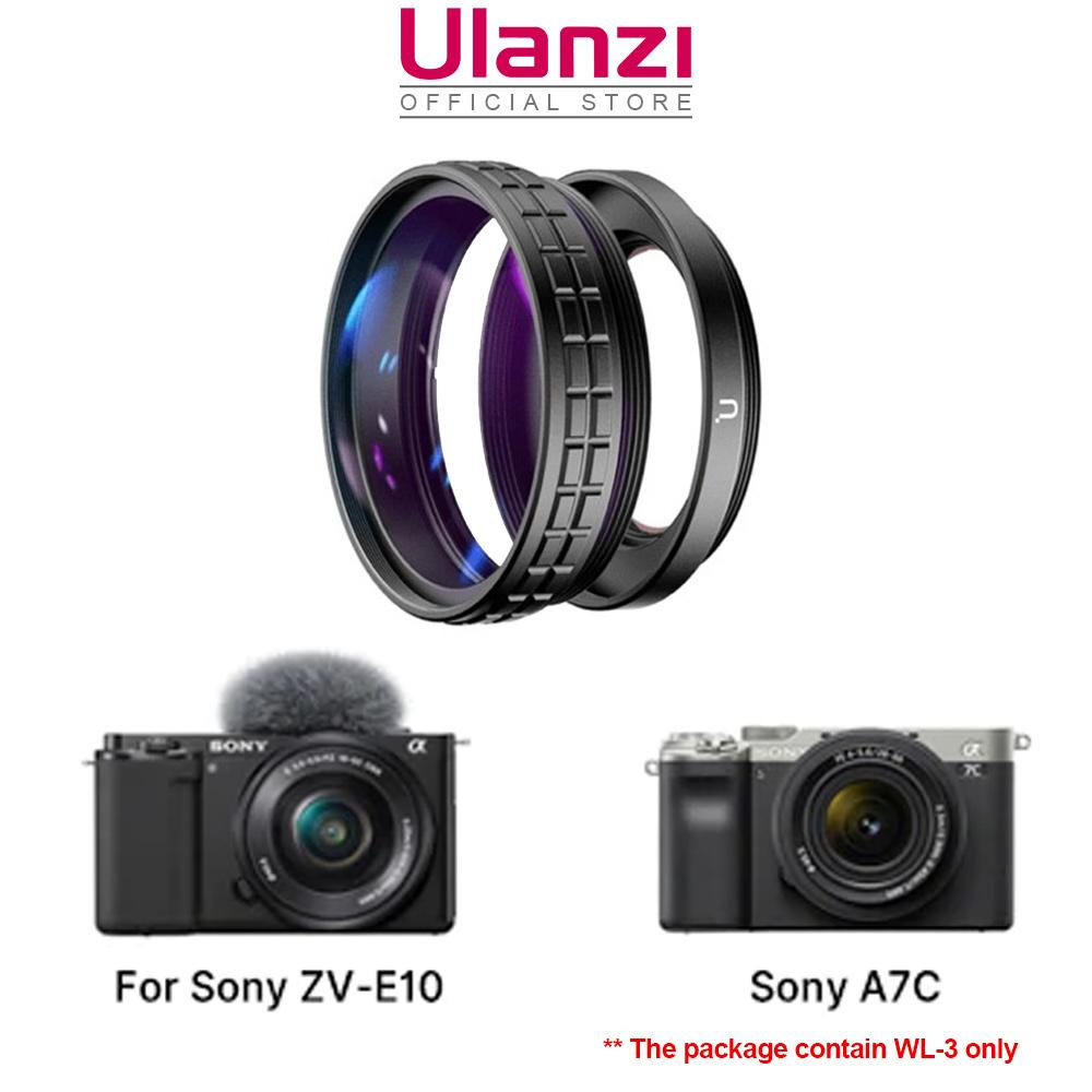 Ulanzi WL-1/WL-3 Wide Angle/Macro Additional Lens for Sony ZV-E10