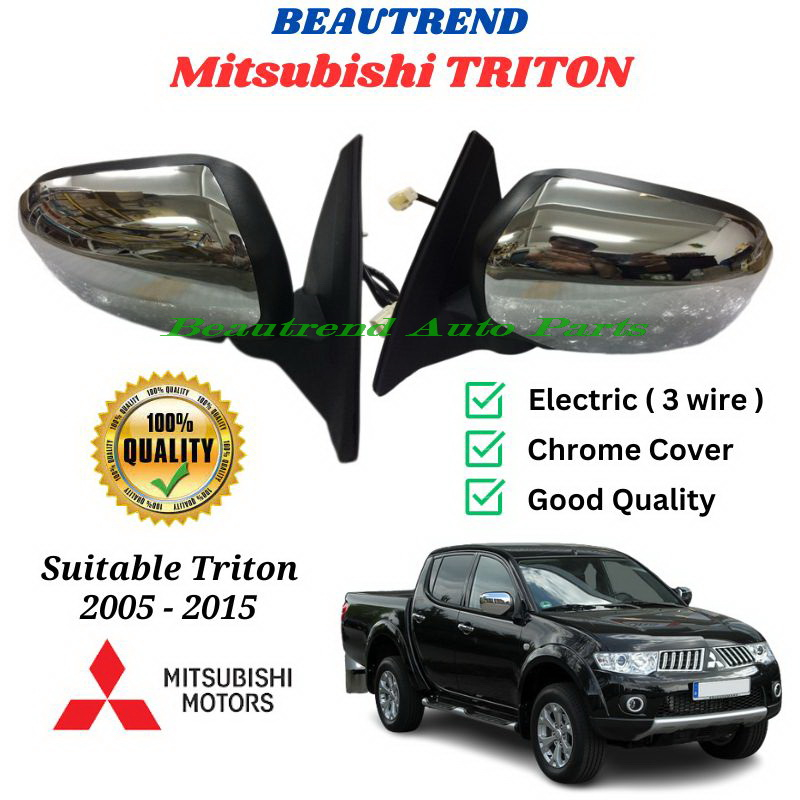 Mitsubishi Triton Side Mirror Cermin Pandang Belakang Kereta Year 2005