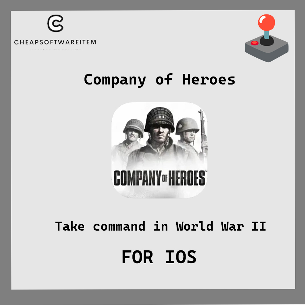 Company of heroes mobile game with full version dlc for ios