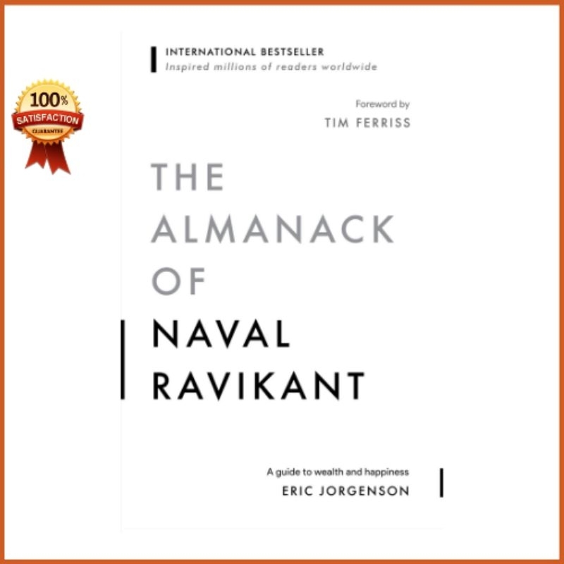 The Almanack of Naval Ravikant By Eric Jorgenson A Guide To Wealth and  Happiness Paperback English Book