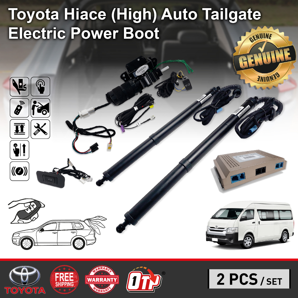 OTP Toyota Hiace (High) Plug&Play Electric Auto Tailgate Power Boot ...