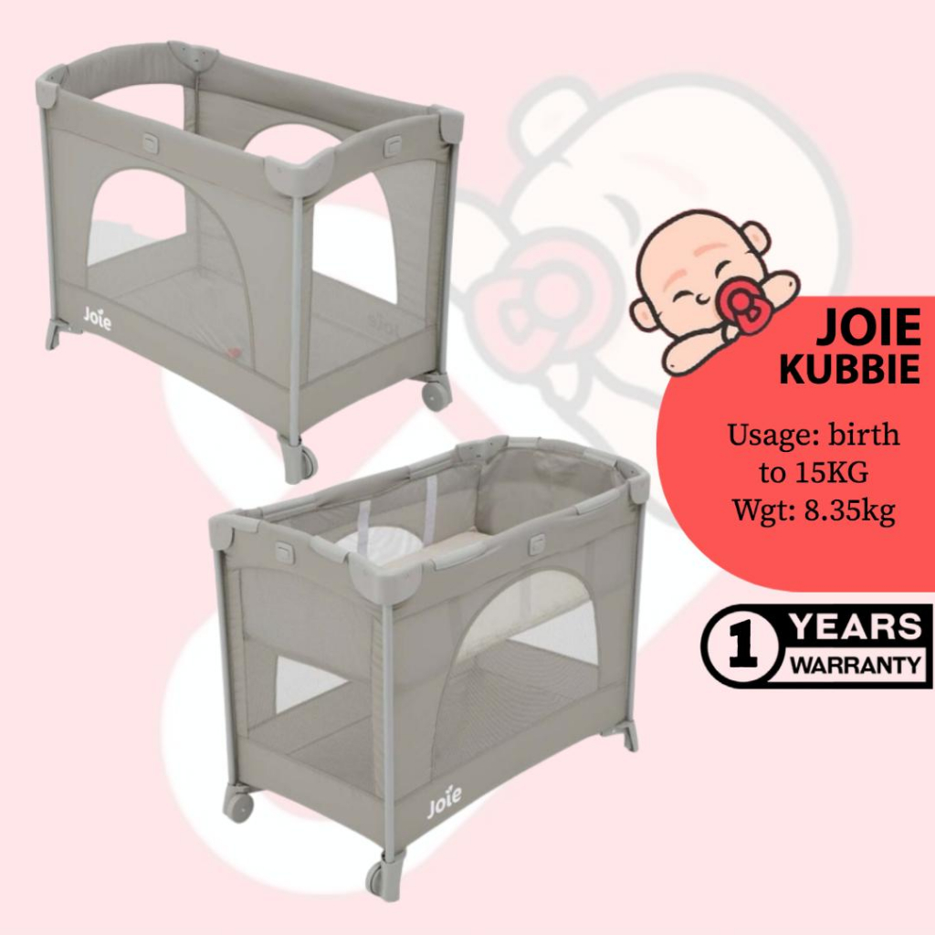 Joie Kubbie Baby Travel Cot | Birth-15kg | Shopee Malaysia