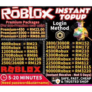 GLOBAL 800 ROBUX / ROBLOX INSTANT DELIVERY - Roblox Gift Cards