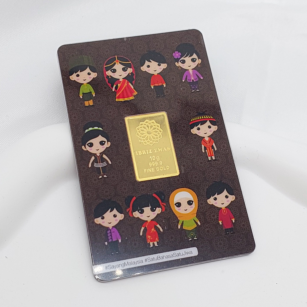 IBRIZ 999.9 GOLD BAR 5G & 10G ( EMAS 999.9 ) | Shopee Malaysia