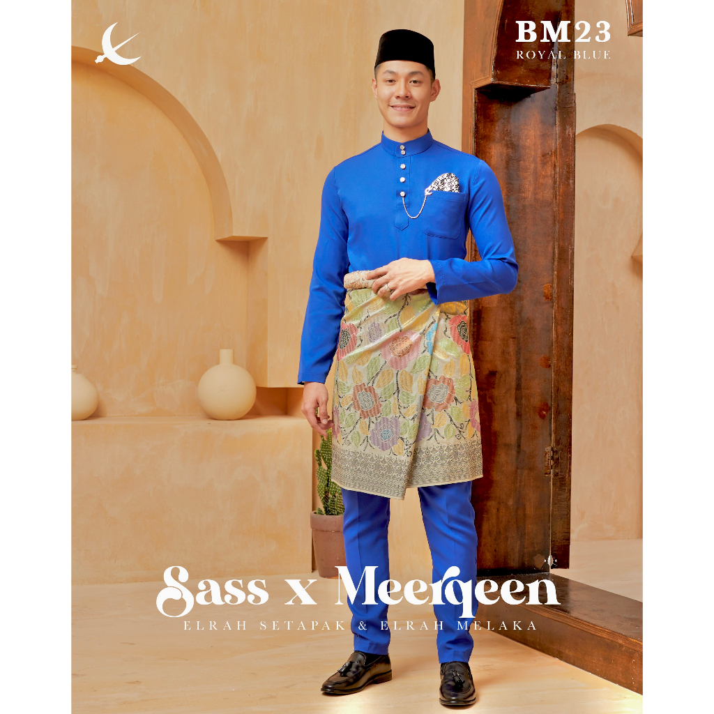 FREE SAMPIN[ROYAL BLUE] BAJU MELAYU MAGNIFICENT 4.0 BY ELRAH EXCLUSIVE ...