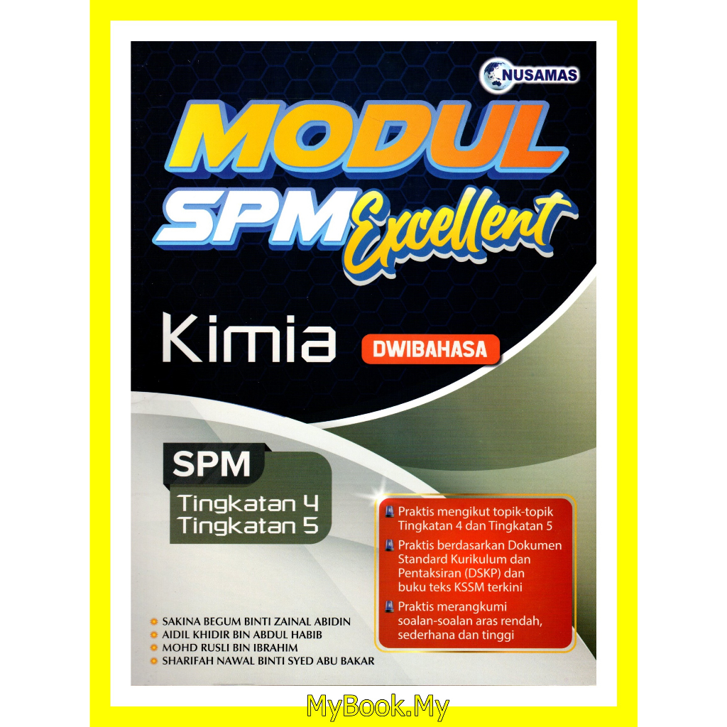 Baru Myb Buku Latihan Modul Excellent Spm Tingkatan Kimia