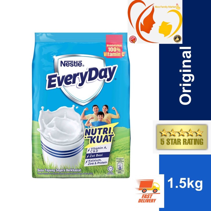 Nestle Everyday Instant Milk Powder 800g/ 1.5kg/1.7kg | Shopee Malaysia