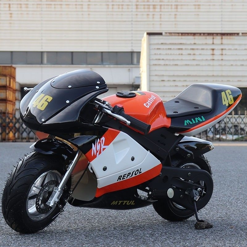 💥Fast Delivery💥 Kid Superbike 49cc Oil Petrol Pocket Bike Mini