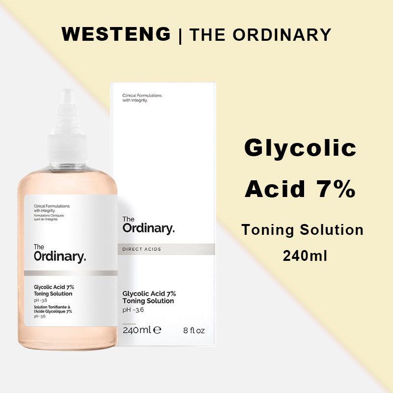 The Ordinary Glycolic Acid 7 Toning Solution for Skin Exfoliates 240ml