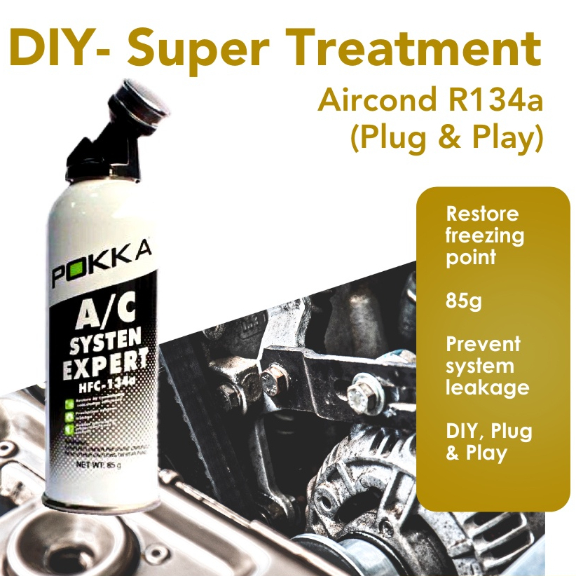 Airpro Car Aircond AC Stop Leak Gas R134a With Oil Treatment Super