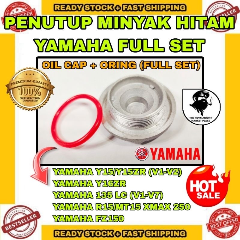 𝗣𝗘𝗡𝗨𝗧𝗨𝗣 𝗠𝗜𝗡𝗬𝗔𝗞 𝗛𝗜𝗧𝗔𝗠 Y15ZR YAMAHA 135LC FUEL FILTER OIL CAP 135 LC