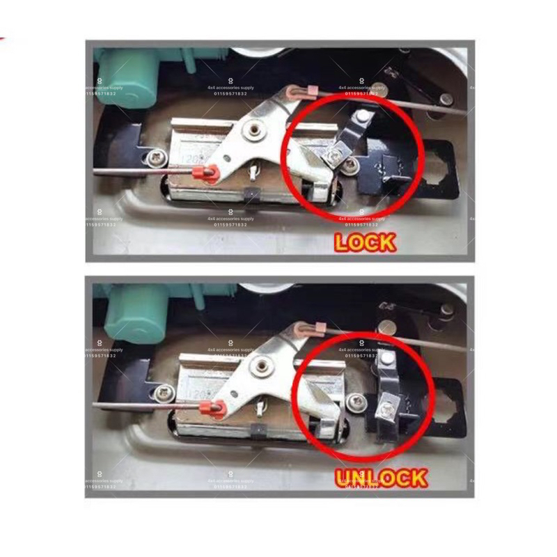 Power Trunk Tail Gate Lock Pop Lock Tail Gate Ranger T9 T8 Hilux Revo