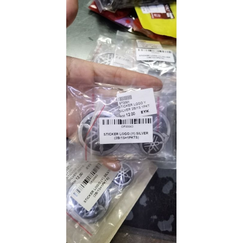 Sticker Logo Y Sliver 1pack Rm10 | Shopee Malaysia