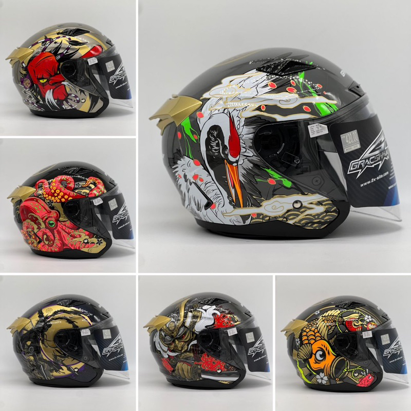 GRACSHAW Gennex G535 (Japan Edition) Helmet | Shopee Malaysia