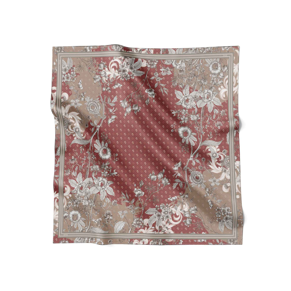 Zalia Scarves Maroon By Zefiks Shopee Malaysia