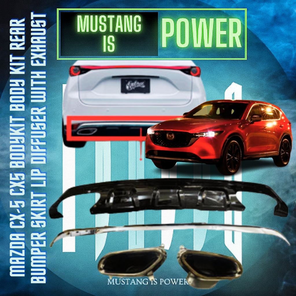 MAZDA CX-5 CX5 BODYKIT BODY KIT REAR BUMPER SKIRT LIP DIFFUSER WITH