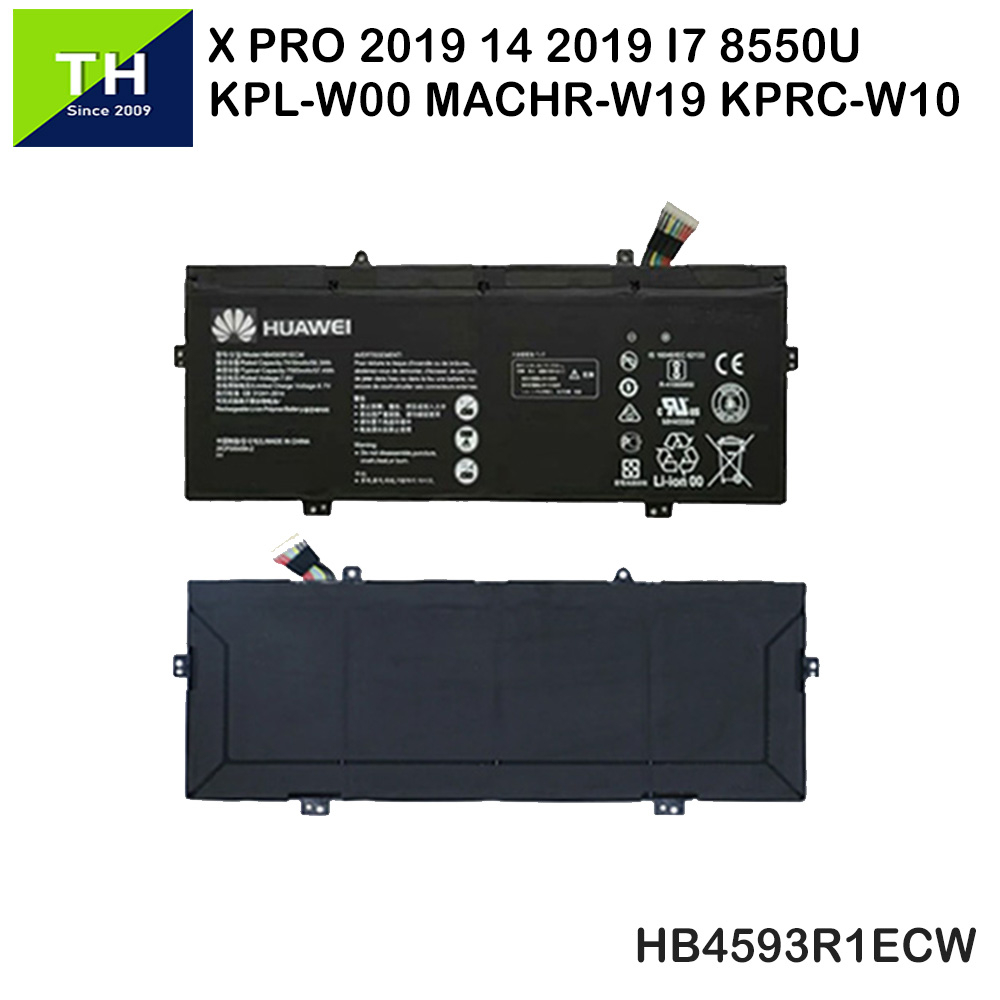 HB4593R1ECW Laptop-Akku 7565 mAh für Huawei Matebook X Pro i7 14 Mach-W29 2019 MACH-W19B MACH