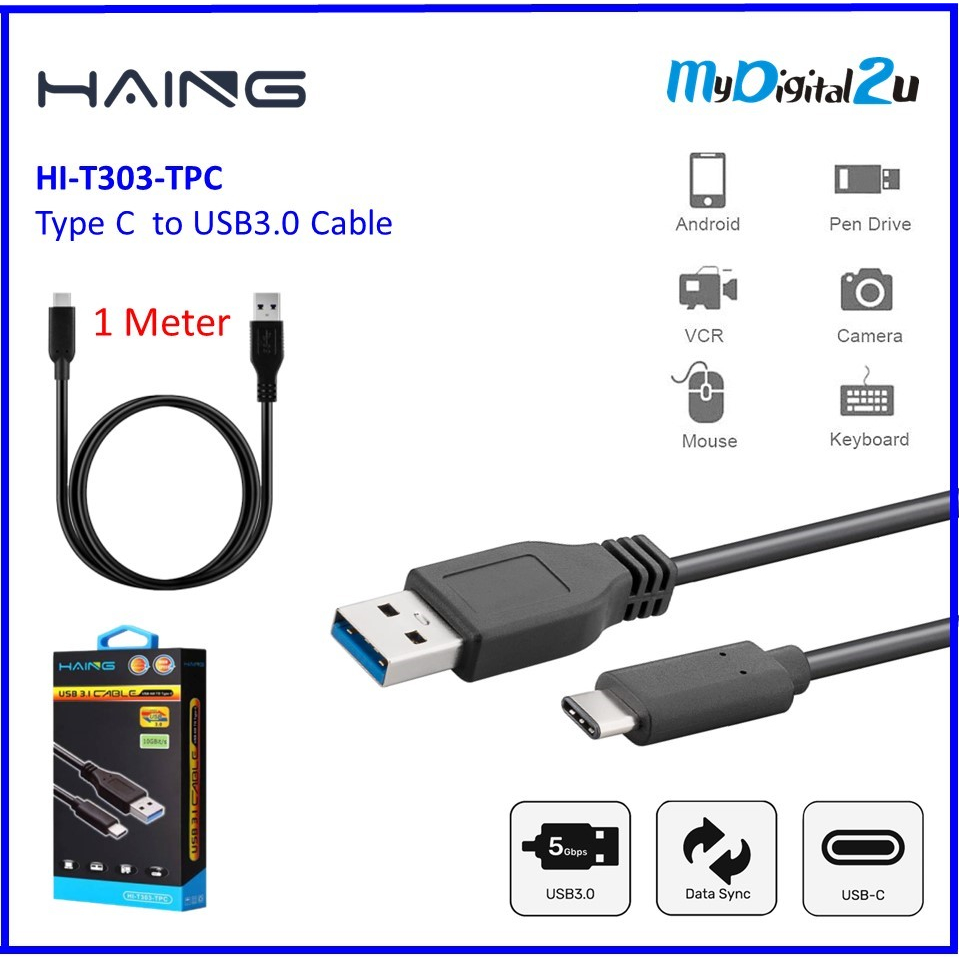 Micro USB 3.0 (Type-B) Cable (1-Meter)