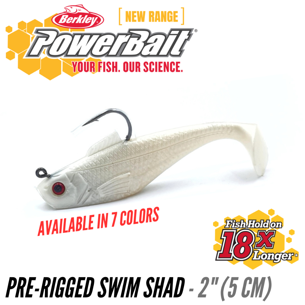 Berkley PowerBait® Pre-Rigged Swim Shad - 2inch (5cm)