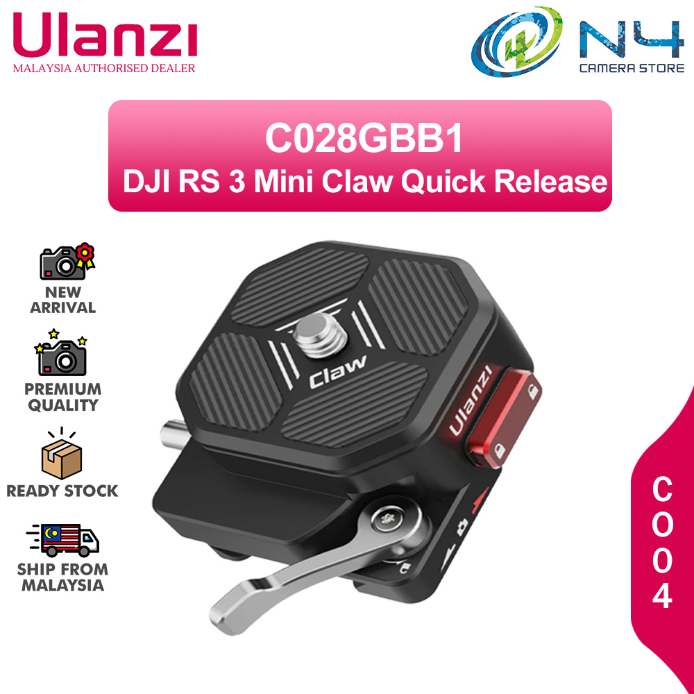 ulanzi claw quick release for dji rs 3 mini gimbal stabilizer