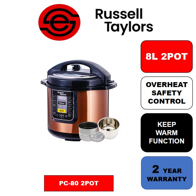 Russell taylor 2025 pressure cooker 8l