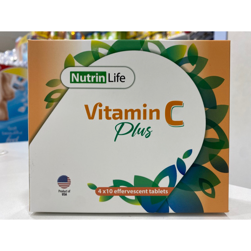 Nutrinlife vitamin c plus 4x10 effervescent tablets Shopee Malaysia