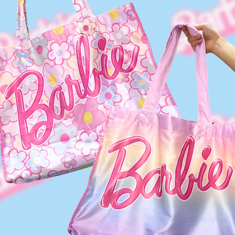 Barbie Tote Bag Nylon cute Shopee Malaysia