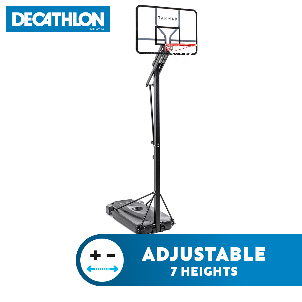Decathlon Basketball Hoop Standing Basket Tarmark (2.4m/3.05m) B700 Pro Shopee Malaysia
