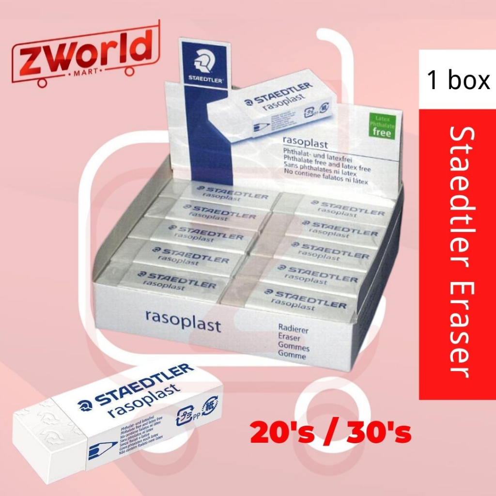 Staedtler Rasoplast White Eraser 526 B20 / 526 B30 Shopee Malaysia