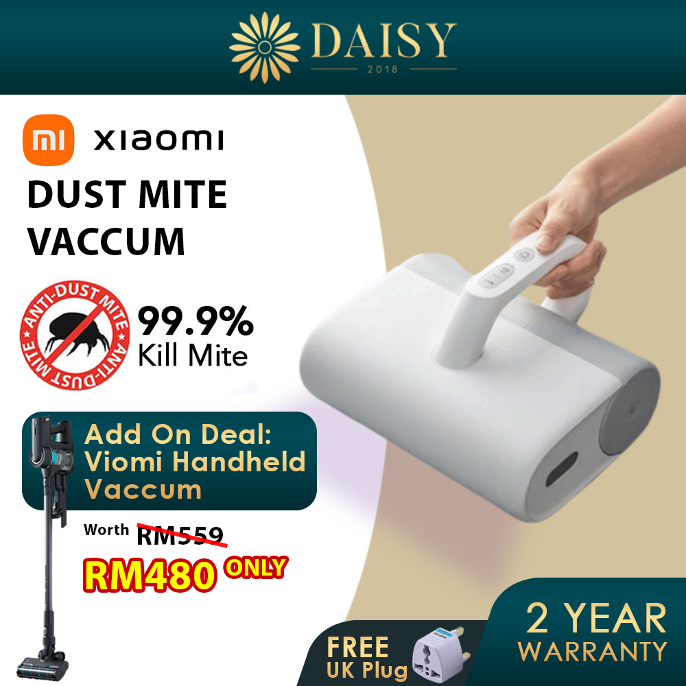 【Promo】Xiaomi Mijia Dust Mite Vacuum Cleaner Bed Vacuum 蟎蟲吸塵器 UV Light