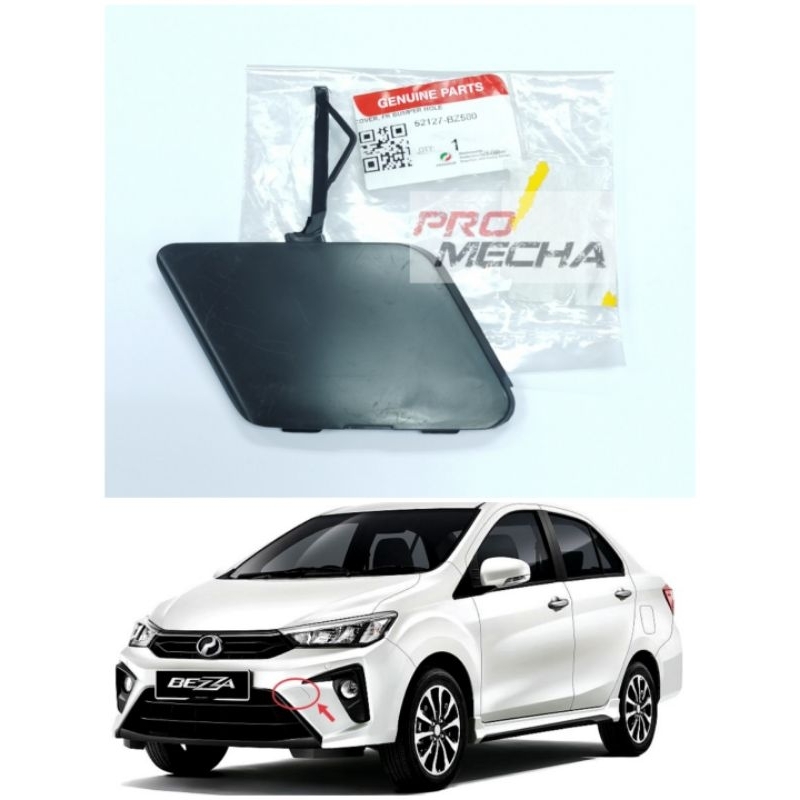 ORIGINAL PERODUA BEZZA 2020 D42L FRONT BUMPER TOWING COVER CAP | Shopee ...