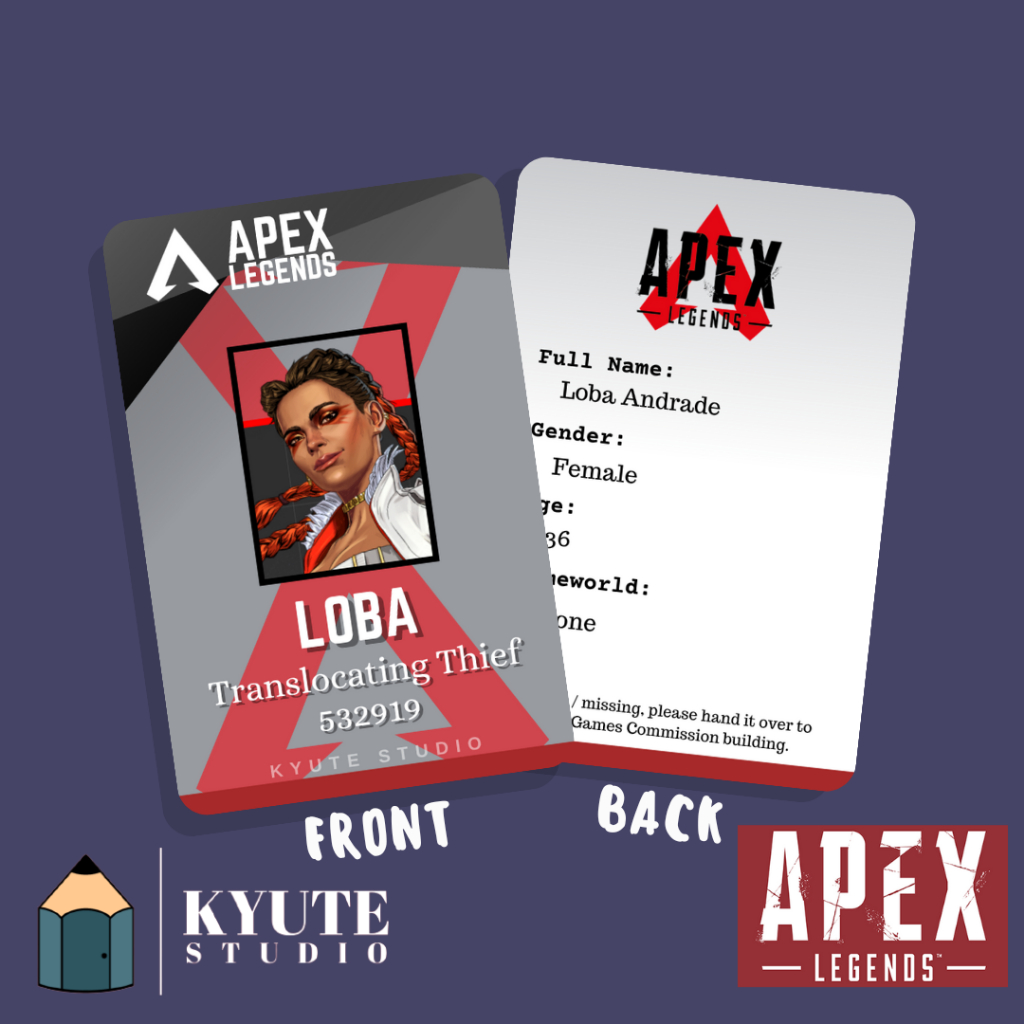 APEX LEGENDS ID CARD COLLECTION Shopee Malaysia