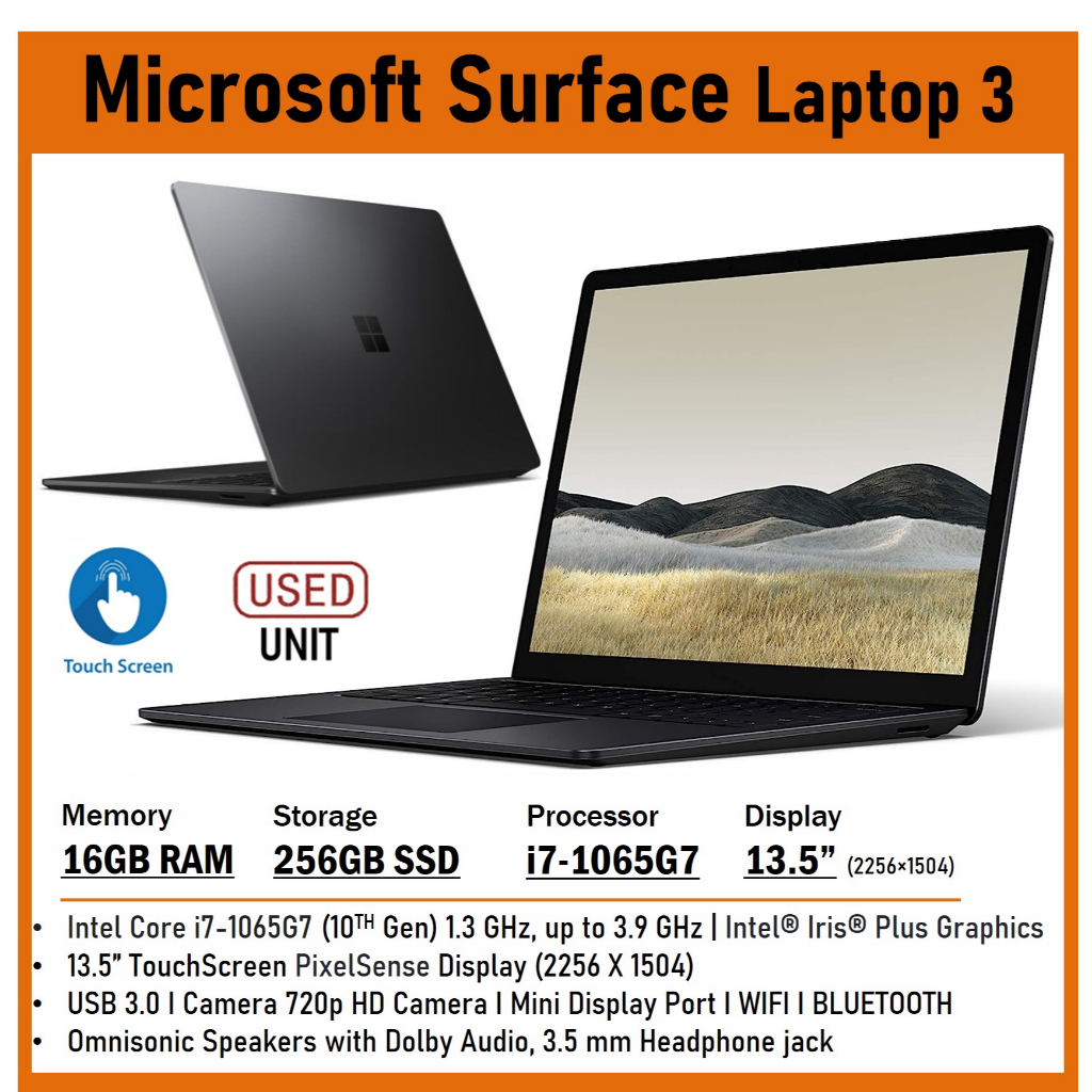 (Refurbished) Microsoft Surface Book / Laptop (1 YEAR WARRANTY T&C