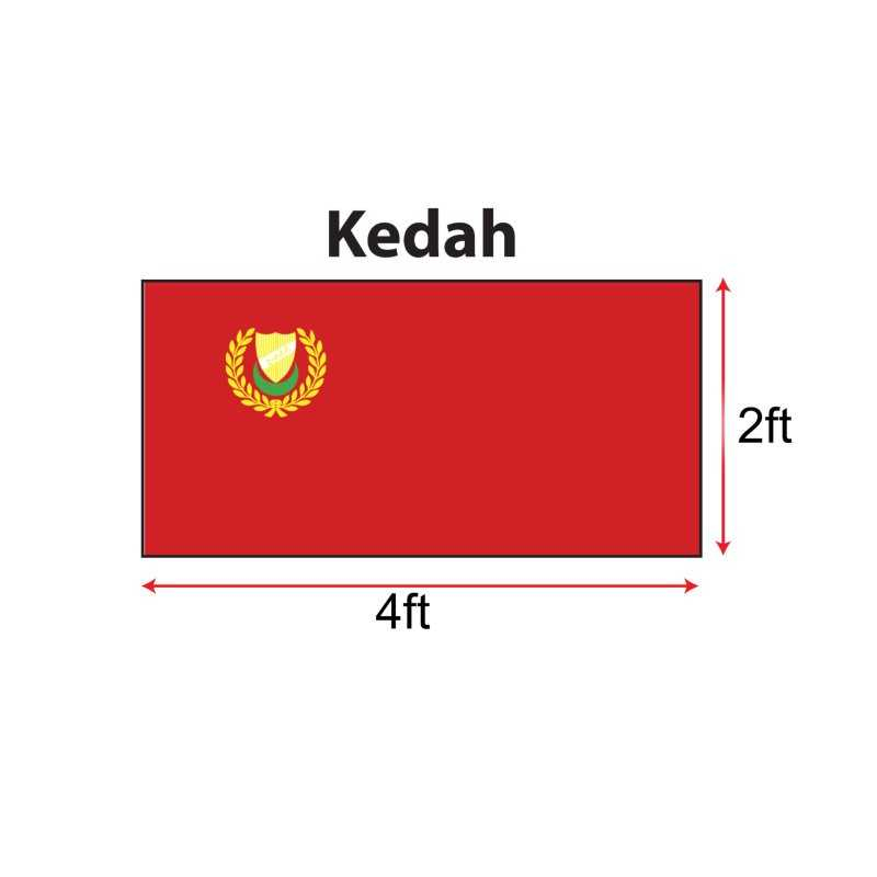 Bendera Kedah (Polyester) 2 X 4ft | Shopee Malaysia