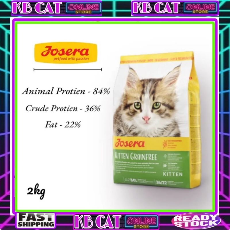 Josera Kitten Grainfree Cat Dry 2kg ( ORIGINAL PACK ) Shopee Malaysia