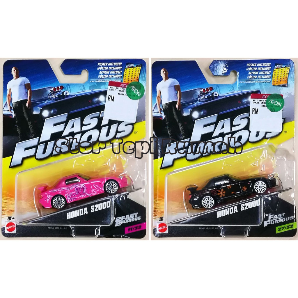 Mattel Honda S2000 [S2K Fast and Furious] | Shopee Malaysia
