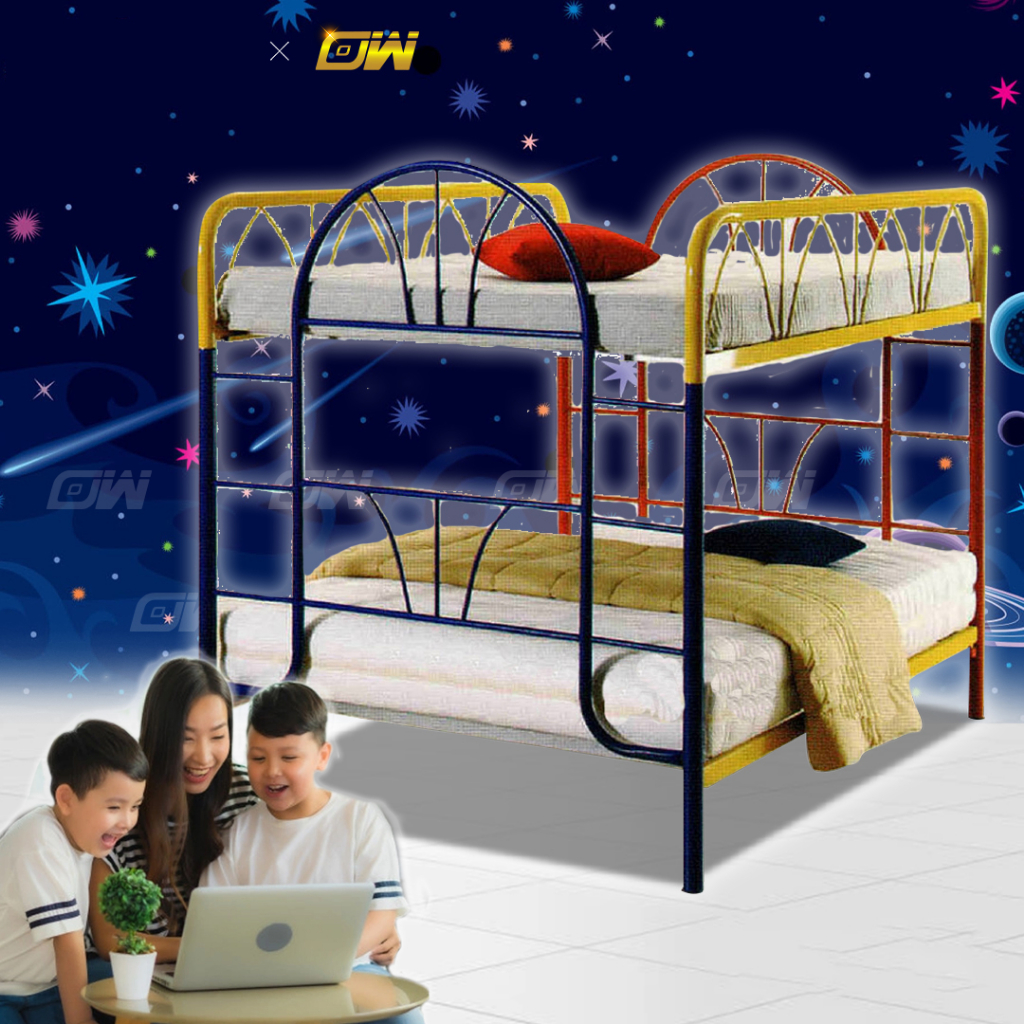 Double Size Double Decker Metal Bunk Bed / Double Decker Bed / Queen