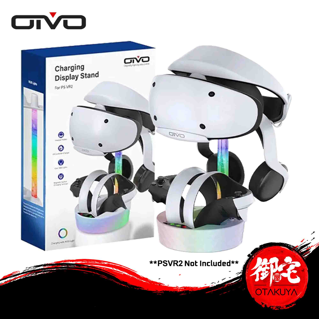 【6.6 SALE】OIVO PS5 VR2 RGB Charging Display Stand - RGB LED & Breathing ...