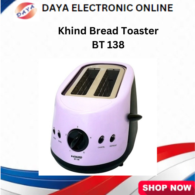 Khind bread toaster BT138 Shopee Malaysia