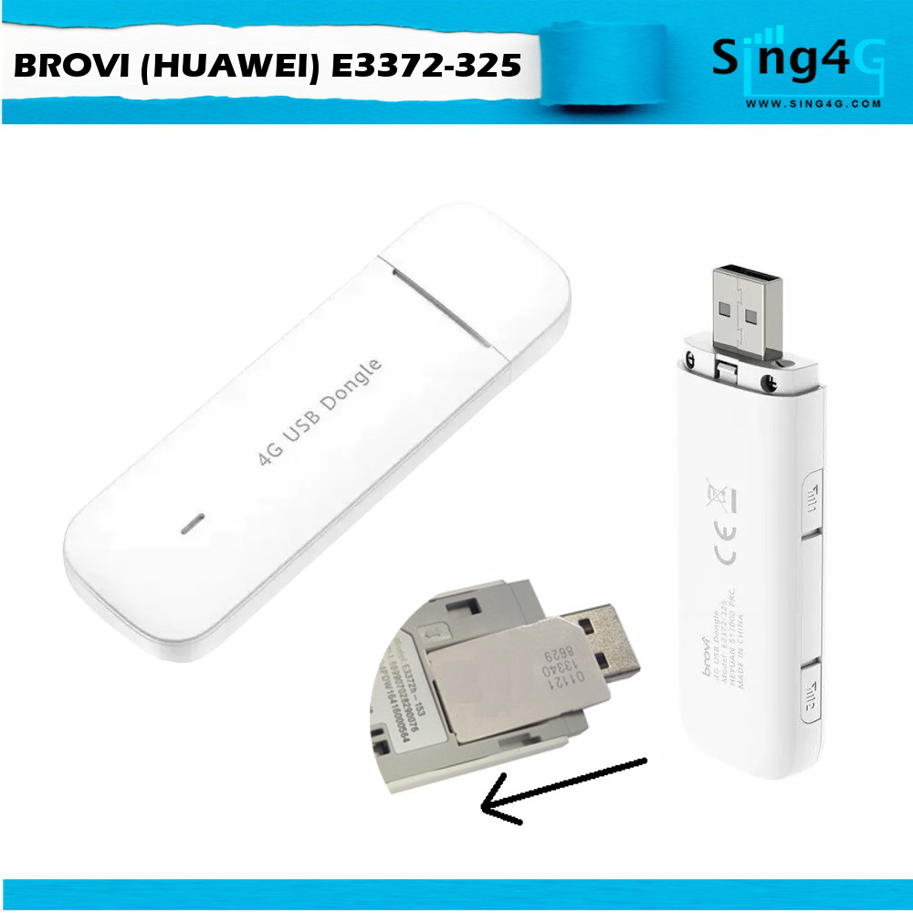 Huawei Brovi E3372 4G USB modem Direct Sim Single PC Use | Shopee Malaysia