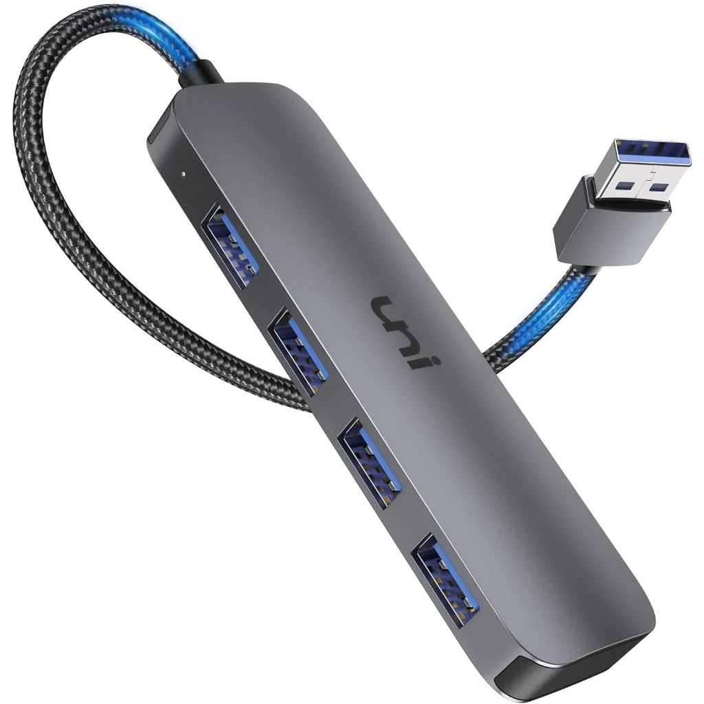 USB Hub 3.0, uni 4-Port USB Splitter for Laptop, Ultra-Slim Multiple ...